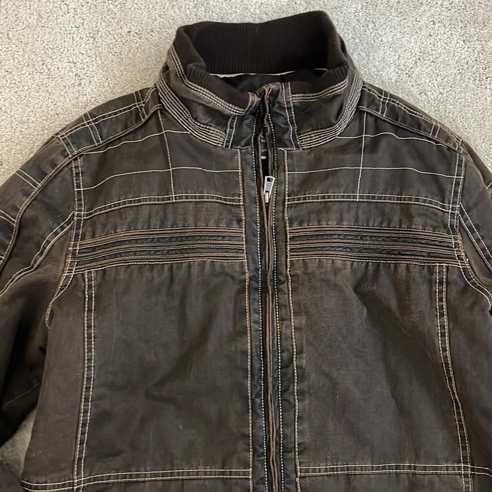 BKE Men’s biker jacket - Picture 4 of 9